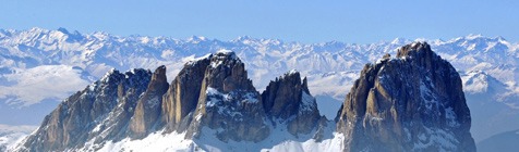 De Alpentoppen van Zuid-Tirol